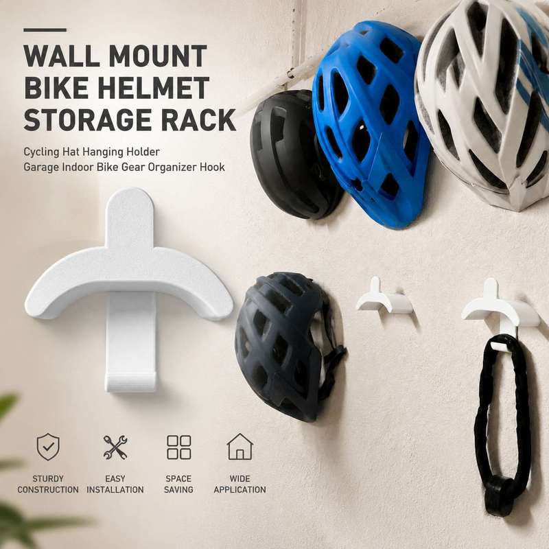 Cycling Gear Organiser - Support mural pour casque de vélo,