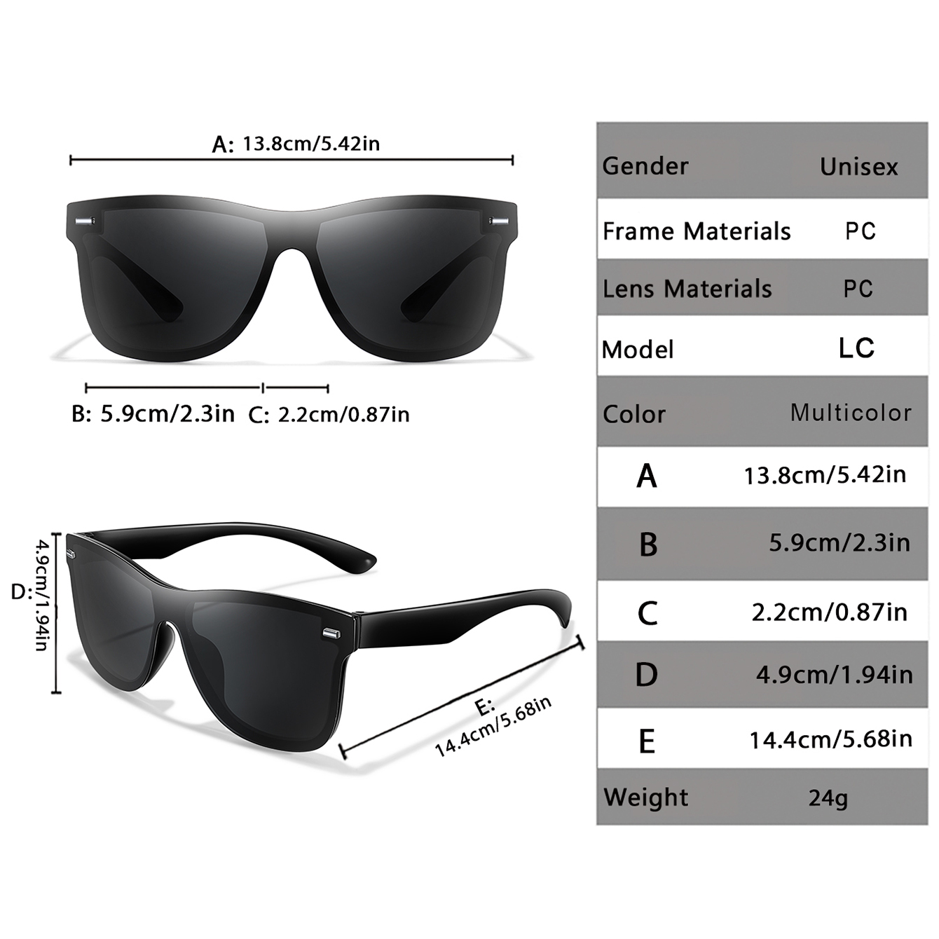 Lunettes de soleil carrées cou - Cycle Zone avis et prix