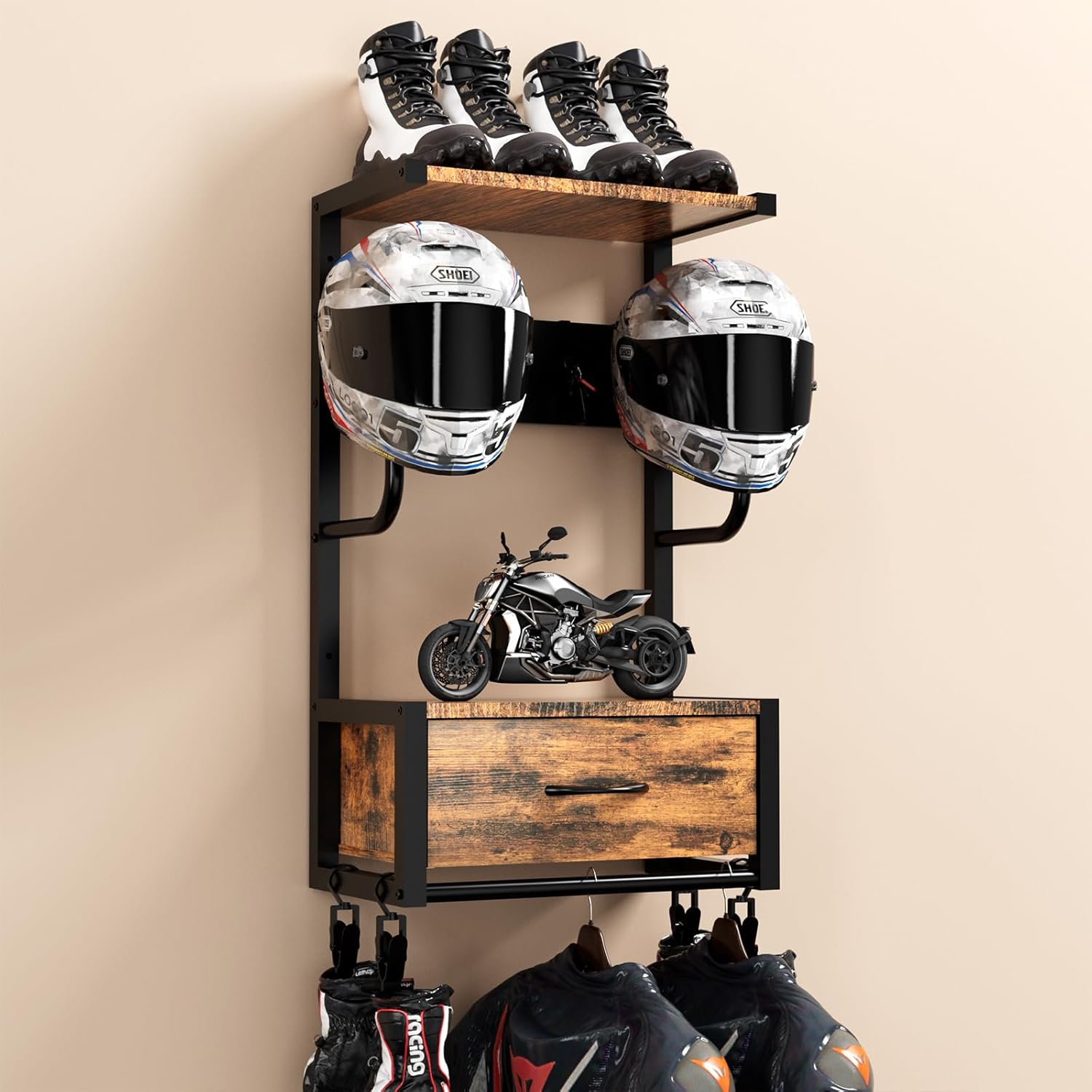 Support de casque de moto, sup - Cycling Gear Organiser avis et prix