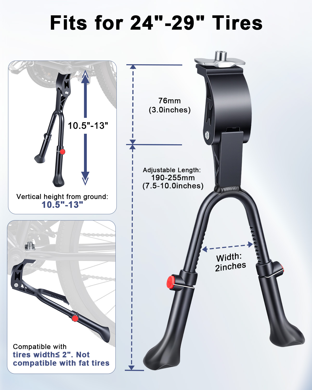 Béquille de vélo réglable à do - Cycle Zone avis et prix